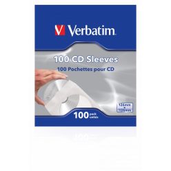 Verbatim CD/DVD Sleeves 100db White