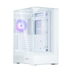 Zalman P40 Prism RGB Tempered Glass White