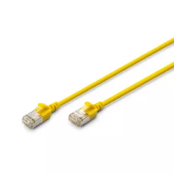 Digitus CAT6A F-FTP Patch Cable 0,3m Yellow