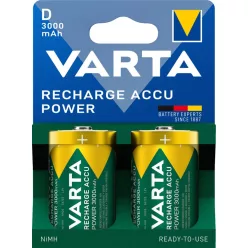 Varta 3000mAh D Ni-MH akkumulátor 2db/csomag