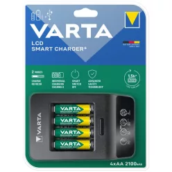 Varta LCD Smart Charger + 4x AA 2100mAh