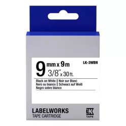 Epson LK-3WBN címkeszalag (9mm) Black on White - 9m