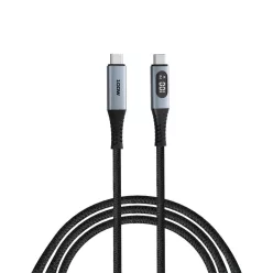   Verbatim Sync & Charge 100W Cable with Power Display 1,2m Black