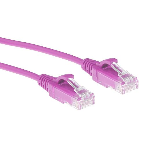 ACT CAT6 U-UTP Patch Cable 0,15m Pink