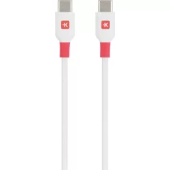SKROSS USB-C to USB-C fast charger cable 1,2m White