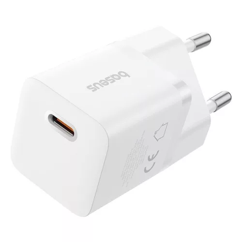 Baseus USB-C GaN5 mini 25W mains charger White