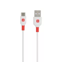 SKROSS USB-A to USB-C cable 2m White