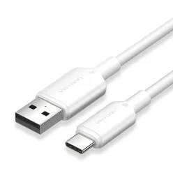 Vention USB 2.0 A Male to C Male 3A PVC Type cable 2m White