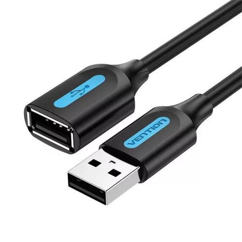 Vention USB 2.0 A Male to A Female Extension Cable 3m Black