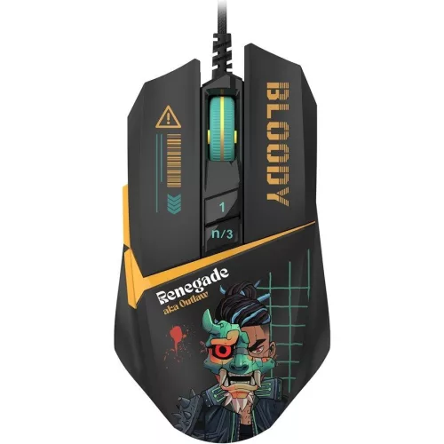 A4-Tech Bloody W63 Max Renegade Midnight RGB Gaming mouse Black