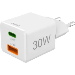 Hama Universal Mini Power Adapter 30W White