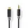 Nedis USB-C to 3,5mm jack Adapter 1m Black