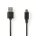 Nedis USB-A to MiniUSB Cable 2m Black