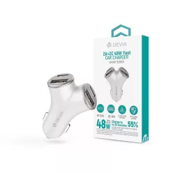 Devia ST112537 Smart Series 48W PD+QC Silver