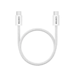   Canyon CND-CCMG60AB15W OnWire 60MG C-C 60W Magnet Braided cable 1m White