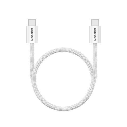Canyon CND-CCMG60AB15W OnWire 60MG C-C 60W Magnet Braided cable 1m White