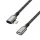 Logilink Type-C cable C/M 90° to USB-C/F 5m Black/Grey
