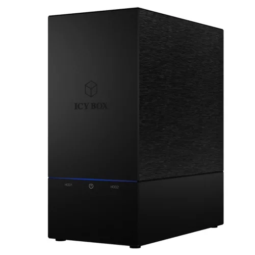 Raidsonic IcyBox IB-RD3621-U3 RAID enclosure for 2x HDD with USB 3.0 Type-A interface and fan