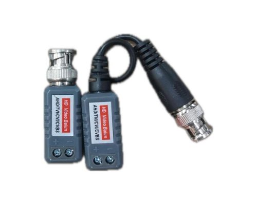 Nestron 1 csatornás passzív HD-TVI/HD-CVI/AHD videoadó/-vevő; párban; nem PoC eszközökhöz; csavaros rög.