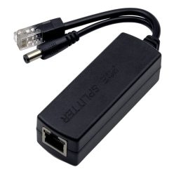   Nestron 12V PoE splitter, PoE bemenet / 12VDC+10/100 Ethernet kimenet; max. 30W