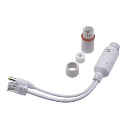   Nestron 12V PoE splitter, PoE bemenet / 12VDC+10/100 Ethernet kimenet; max. 30W; IP67