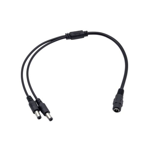 Nestron DC csatlakozó elosztó; 1x aljzat; 2x dugó