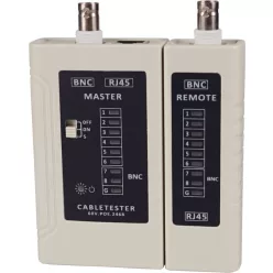   Nestron UTP/STP/BNC kábel teszter; PoE jelenlét érzékelés