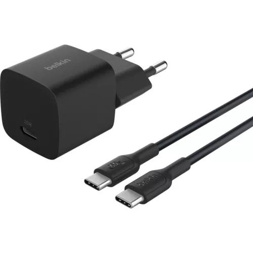 Belkin WCA012KQ1MBK-B6 BOOST Charge 25W USB-C Cable 1m Black