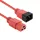 ACT Powercord C20 male - C21 famale 2m Red