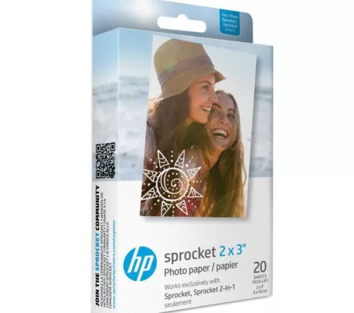 HP Sprocket 2x3" Zink 20db Fényes Fotópapír