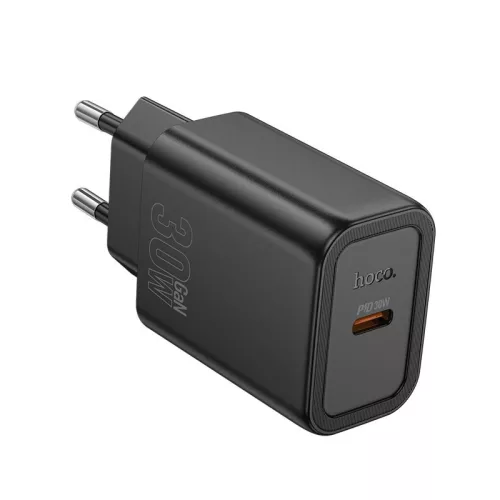 Hoco N62 Gentle PD Wall Charger Black