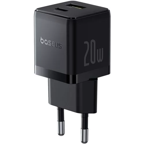 Baseus Palm USB-A/C Adapter 20W Black