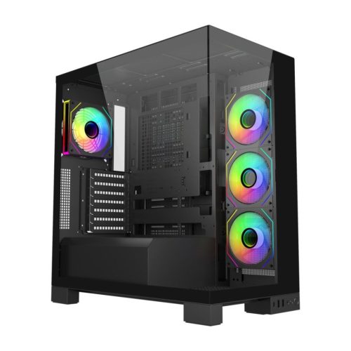 FSP M540 RGB Tempered Glass Black