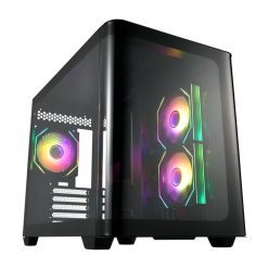 FSP S380 RGB Tempered Glass Black