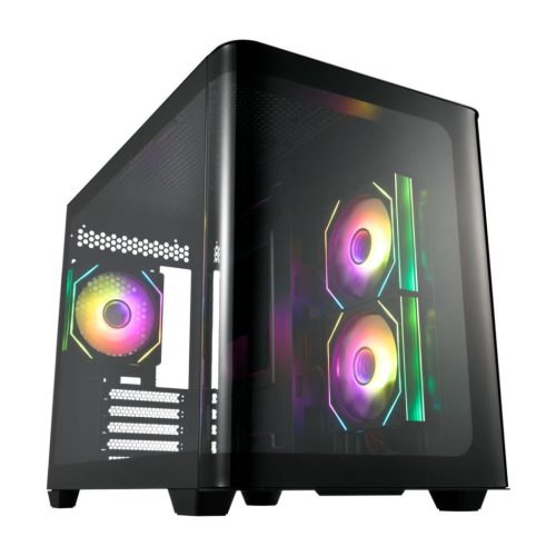 FSP S380 RGB Tempered Glass Black