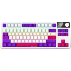   LORGAR KBP70TKLW Wireless Bluetooth Mechanical Gaming Keyboard White US