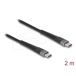 DeLock USB-C to USB-C cable 2m Black