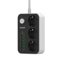   Energizer EPB2500W01EU Hálózati Elosztó Kapcsolóval 3DIN 2m White