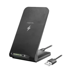   Logilink PA0315RF Smartphone stand with wireless charging function Black
