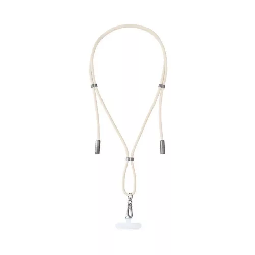 Intenso Cell Phone Charging Lanyard Cable 1,65m Beige