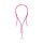 Intenso Cell Phone Charging Lanyard Cable 1,65m Neon Pink