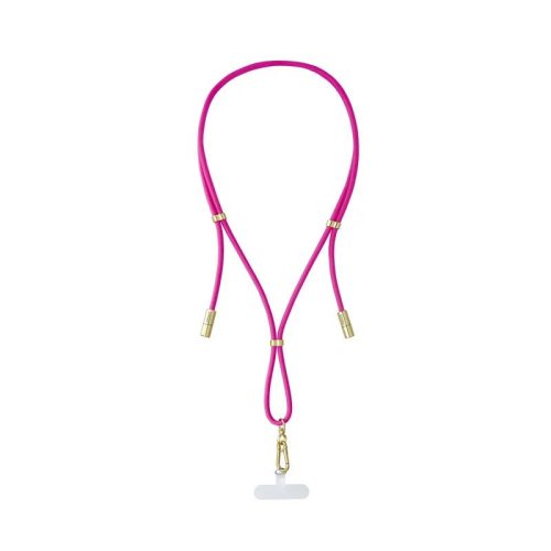 Intenso Cell Phone Charging Lanyard Cable 1,65m Neon Pink