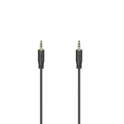 Hama Jack Male>Jack Male 3,5mm 0,75m Black