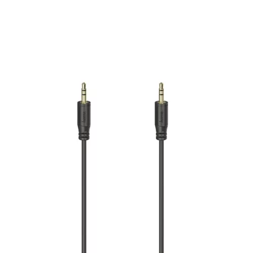 Hama Jack Male>Jack Male 3,5mm 0,75m Black