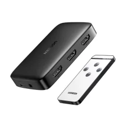 UGREEN HDMI Switch 3 in 1 Out HDMI Switcher Splitter Grey