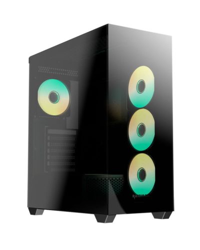 RaidMax i800 Chrome Tempered Glass Black