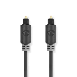   Nedis TosLink Male - TosLink Male Optical Audio Cable 3m Black