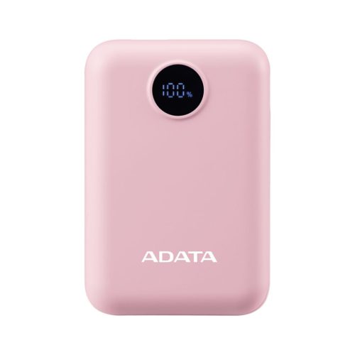 A-Data C100 Digital Display 10000mAh PowerBank Pink