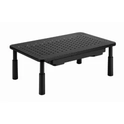 Gembird MS-TABLE-D-01 Adjustable monitor stand with drawer
