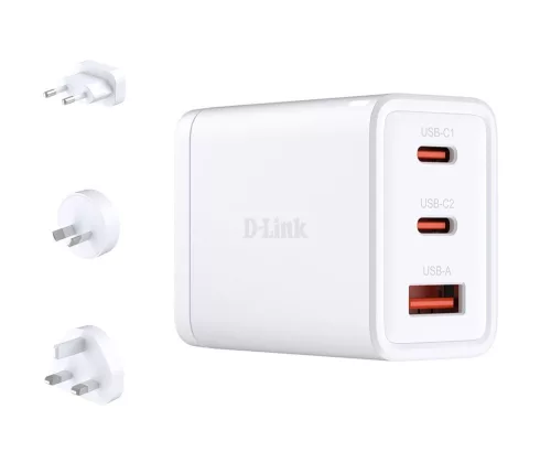 D-Link DCP-651 65W GaN Charger White